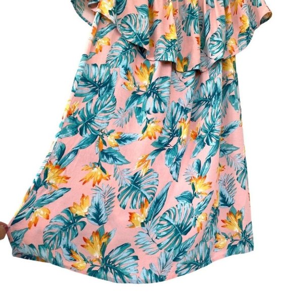 37 - Forever 21 off-shoulder dress with  ruffle, knee length - Picture 5 of 7